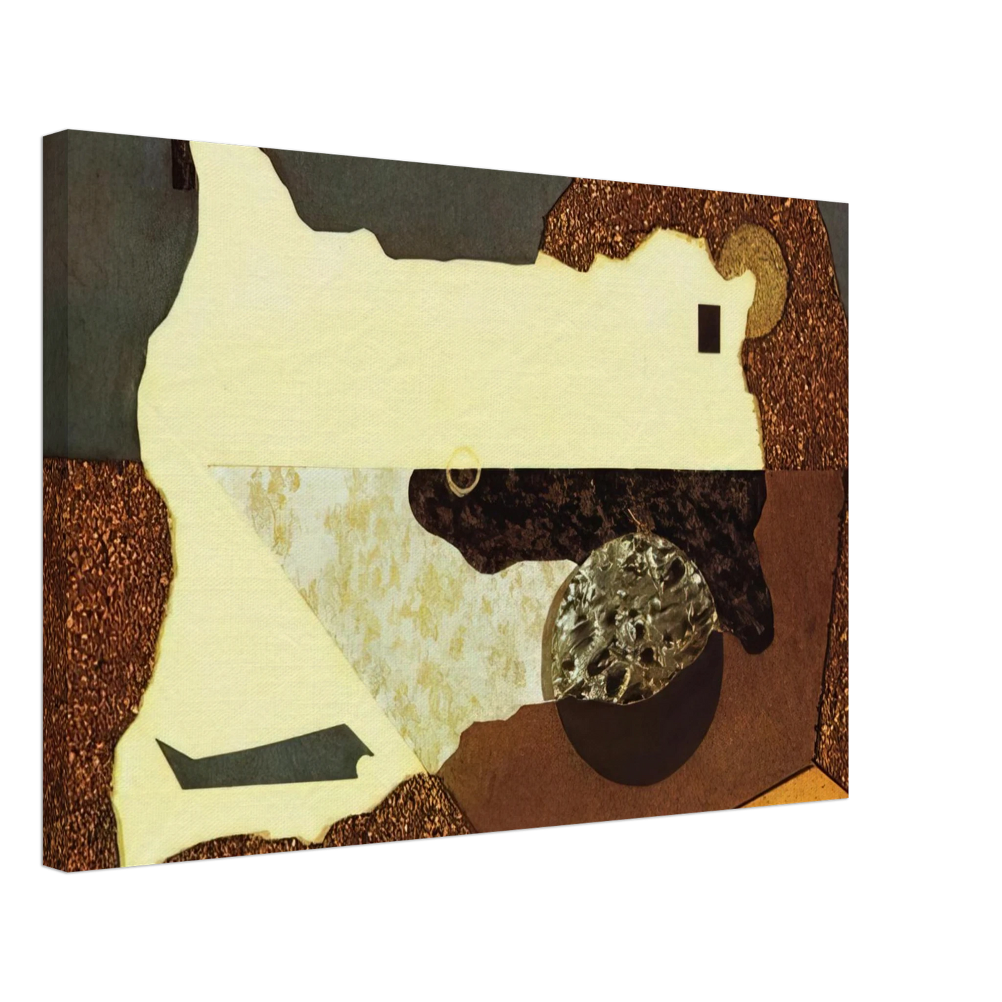 Enrico Prampolini - INTERVISTA CON LA MATERIA 1930 Canvas - 40x60 cm / 16x24 inches-canvas