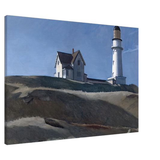 Edward Hopper - Lighthouse HIll Canvas - 20x30 cm / 8x12 inches-canvas