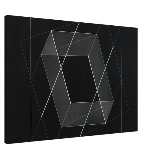 Josef Albers - F NO 13 MULTI MOBILE 1952 Canvas - 20x30 cm / 8x12 inches-canvas