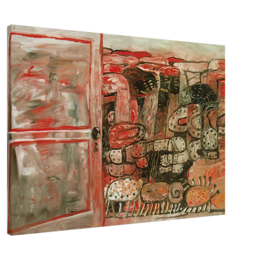 Philip Guston - ENTRANCE Canvas - 20x30 cm / 8x12 inches-canvas