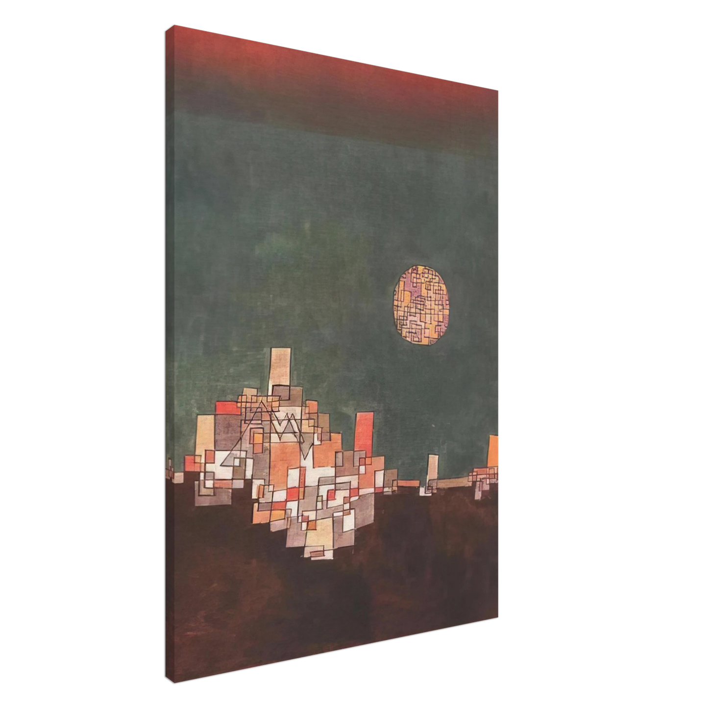 Paul Klee - CHOSEN SITE 1940 Canvas - 20x30 cm / 8x12 inches-canvas