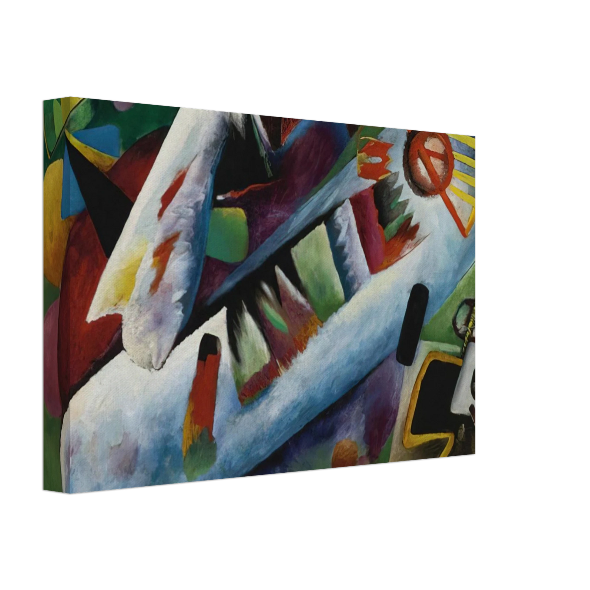 Rudolf Bauer - CONCENTRIC 1925 Canvas - 70x100 cm / 28x40 inches-canvas