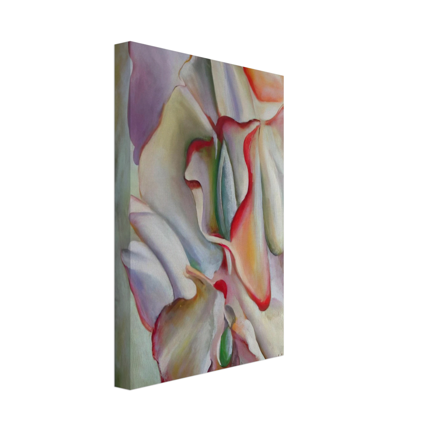 Georgia O'Keeffe - Pink Sweet Peas Canvas - 40x60 cm / 16x24 inches-canvas
