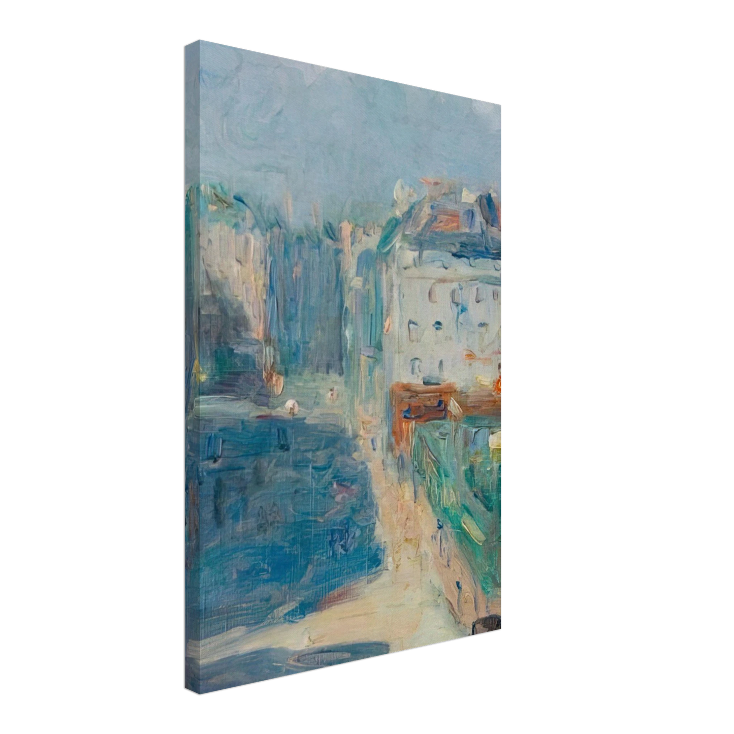 Tarsila do Amaral - View of the Paris Hotel Canvas - 70x100 cm / 28x40 inches-canvas