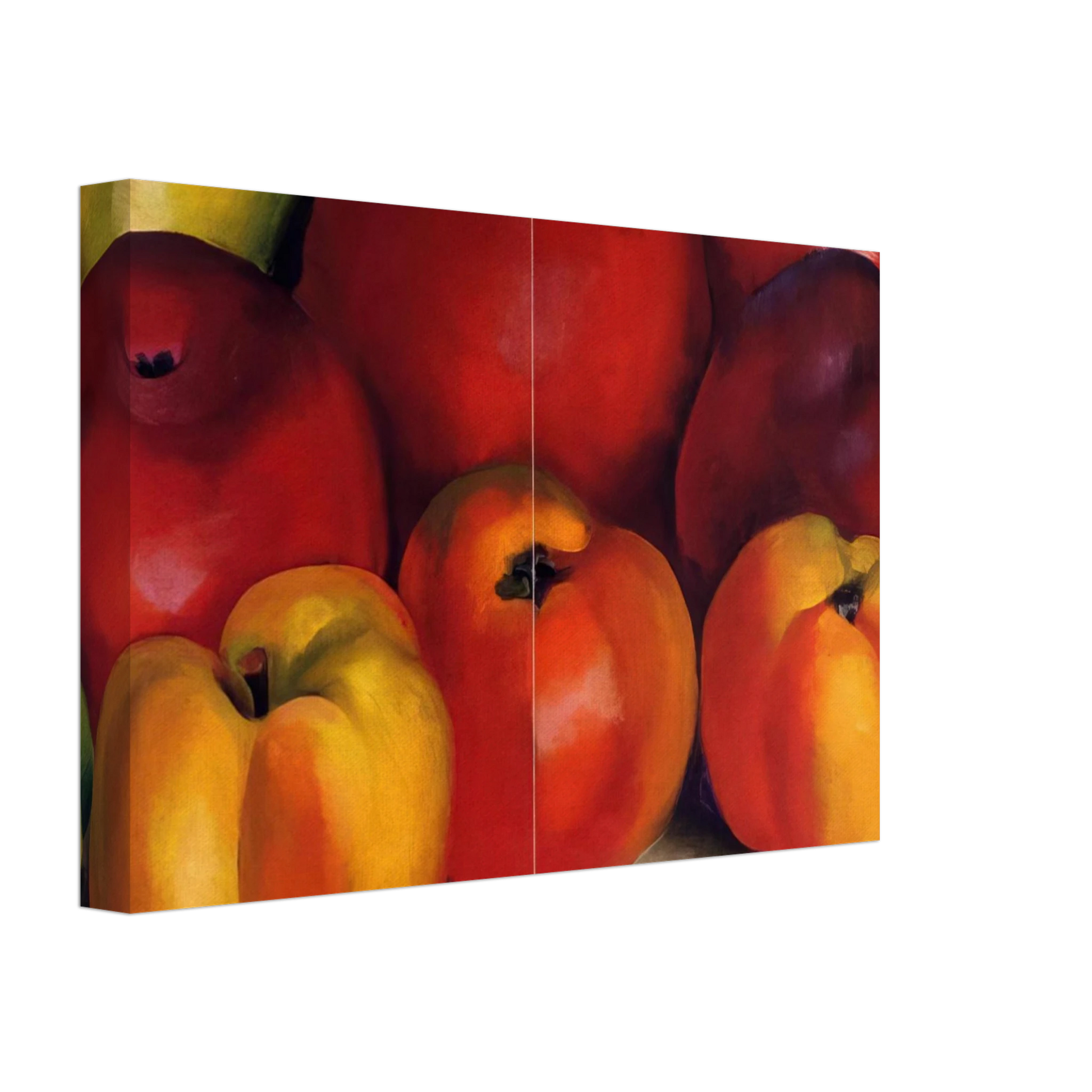 Georgia O'Keeffe - Apple Family Canvas - 40x60 cm / 16x24 inches-canvas