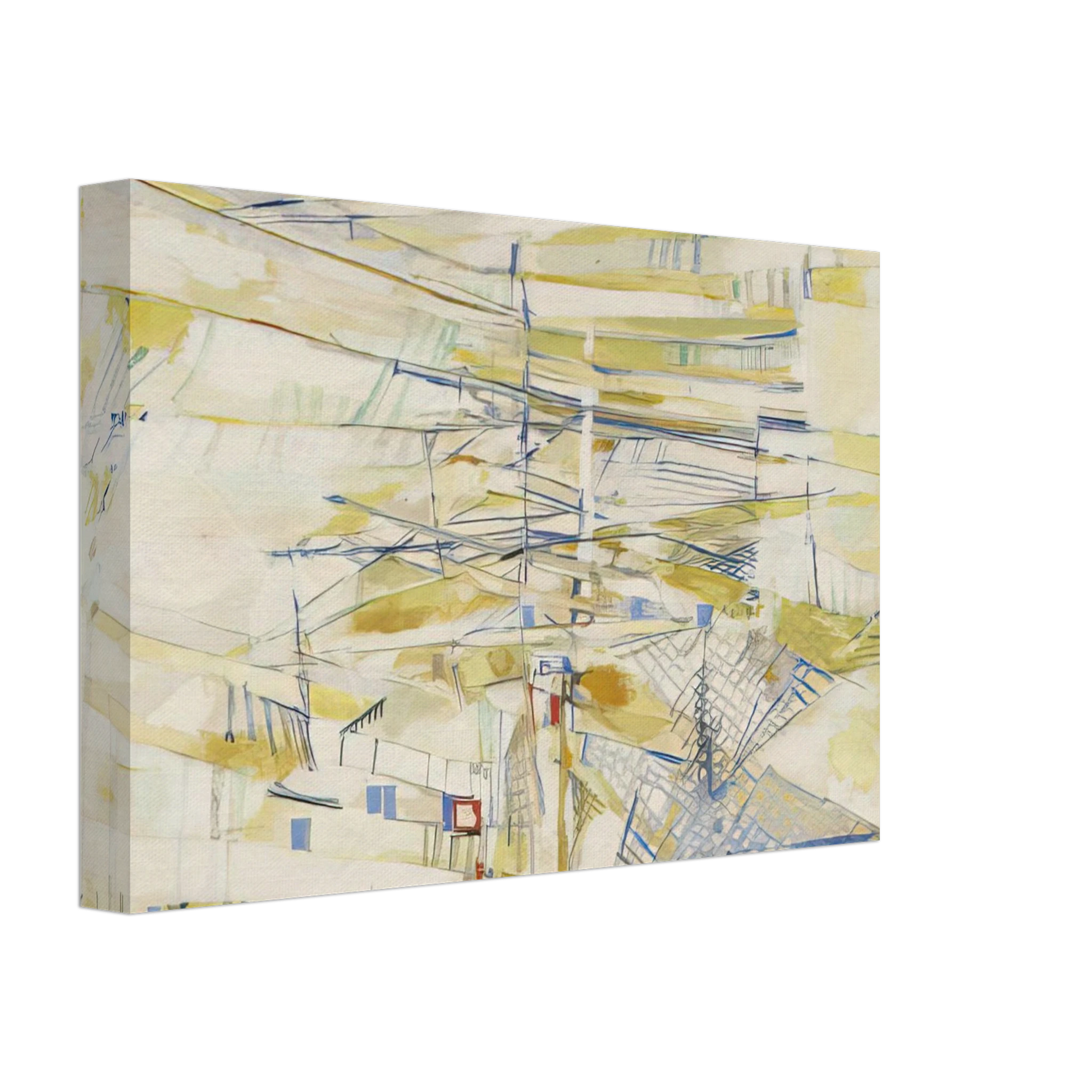 Maria Helena Vieira da Silva - Loranger - 1954 Canvas - 40x60 cm / 16x24 inches-canvas