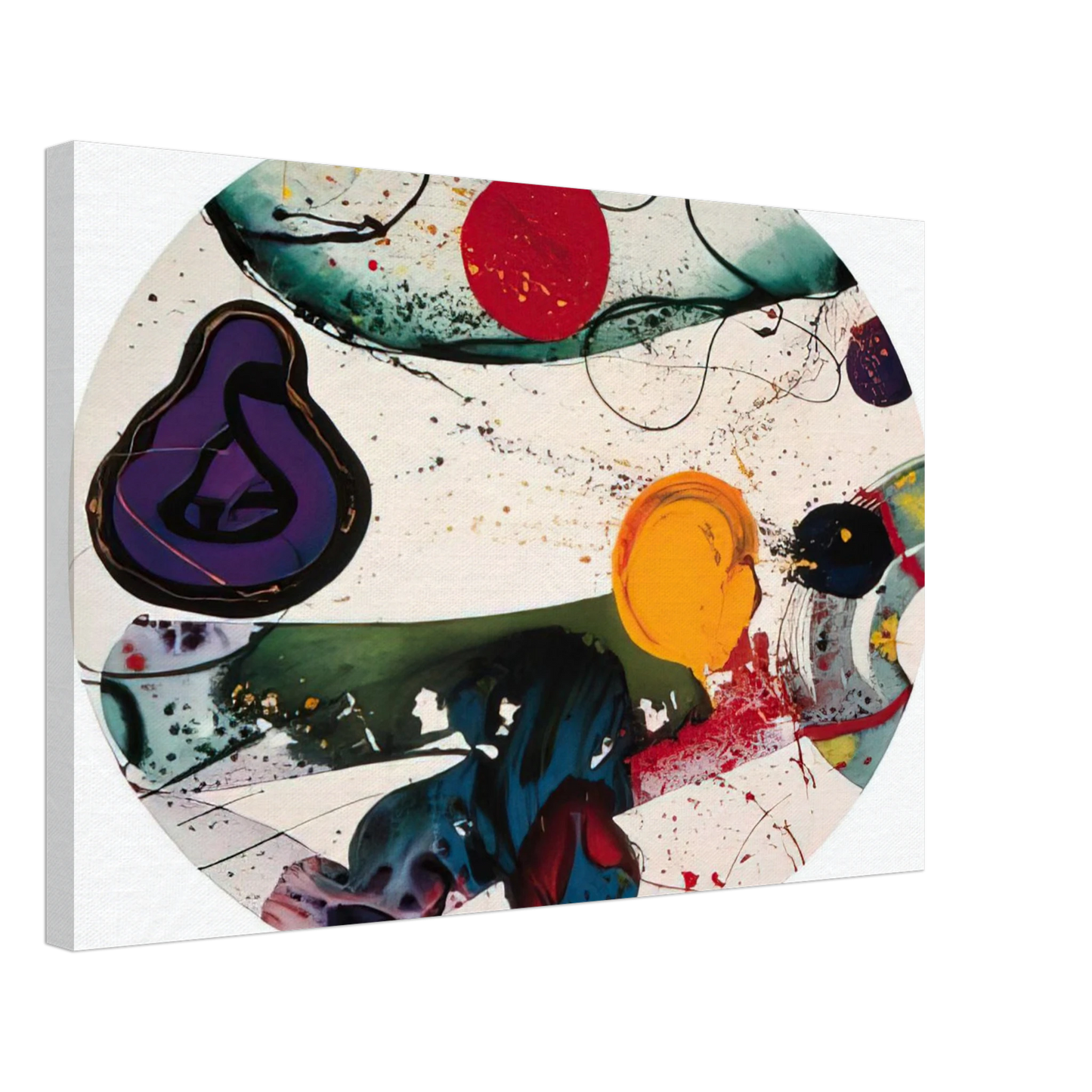 Sam Francis - Lollipop  SF88-250  Canvas - 40x60 cm / 16x24 inches-canvas