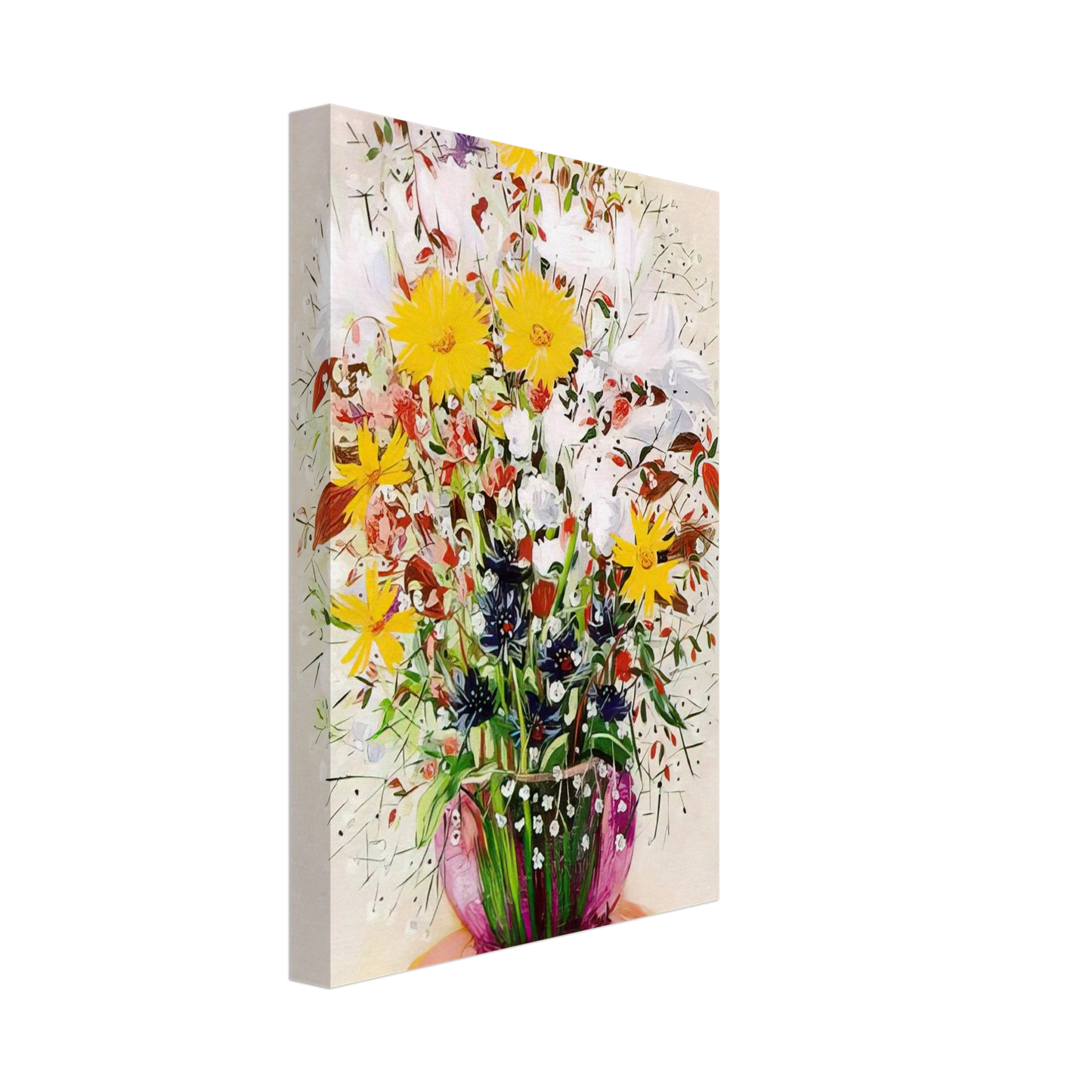 Moise Kisling - BOUQUET OF FLOWERS Canvas - 40x60 cm / 16x24 inches-canvas