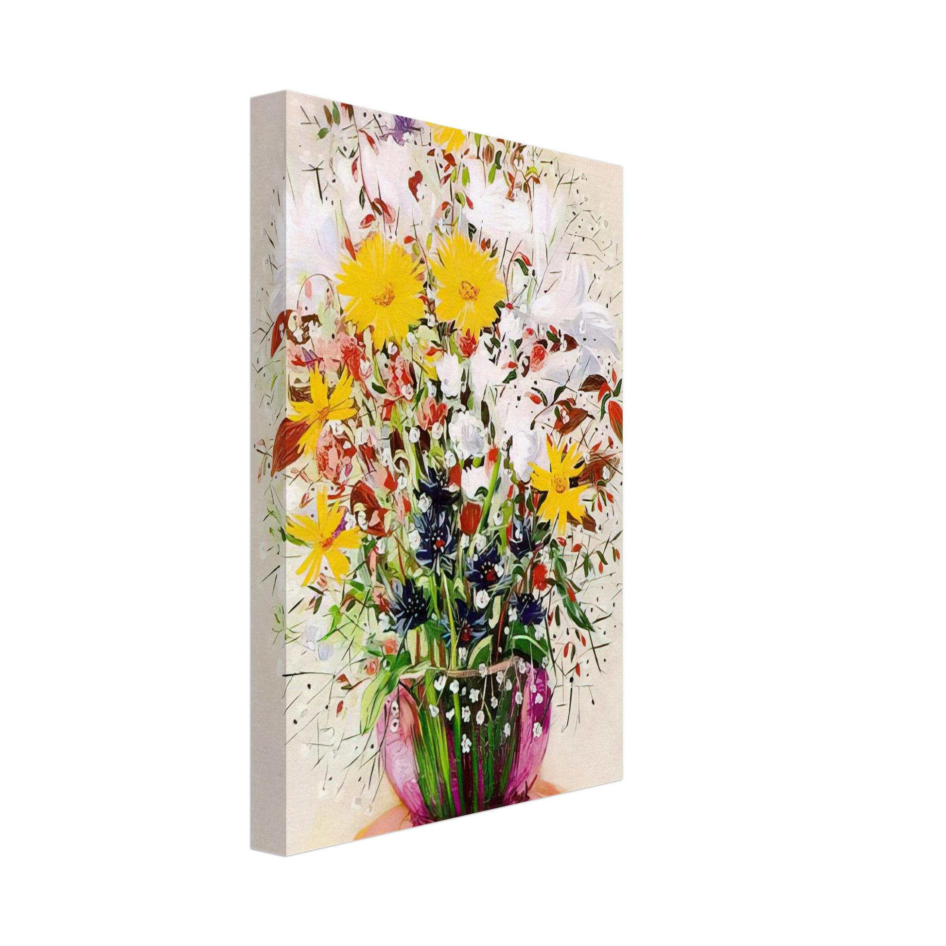 Moise Kisling - BOUQUET OF FLOWERS Canvas - 40x60 cm / 16x24 inches-canvas
