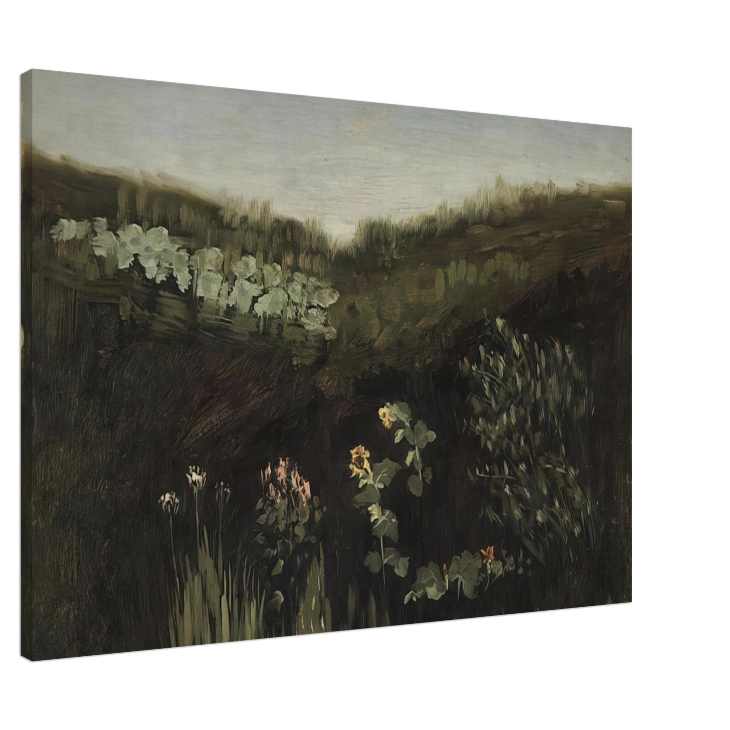 Arkhyp Kuindzhi - Sunflowers. Crimea Canvas - 20x30 cm / 8x12 inches-canvas