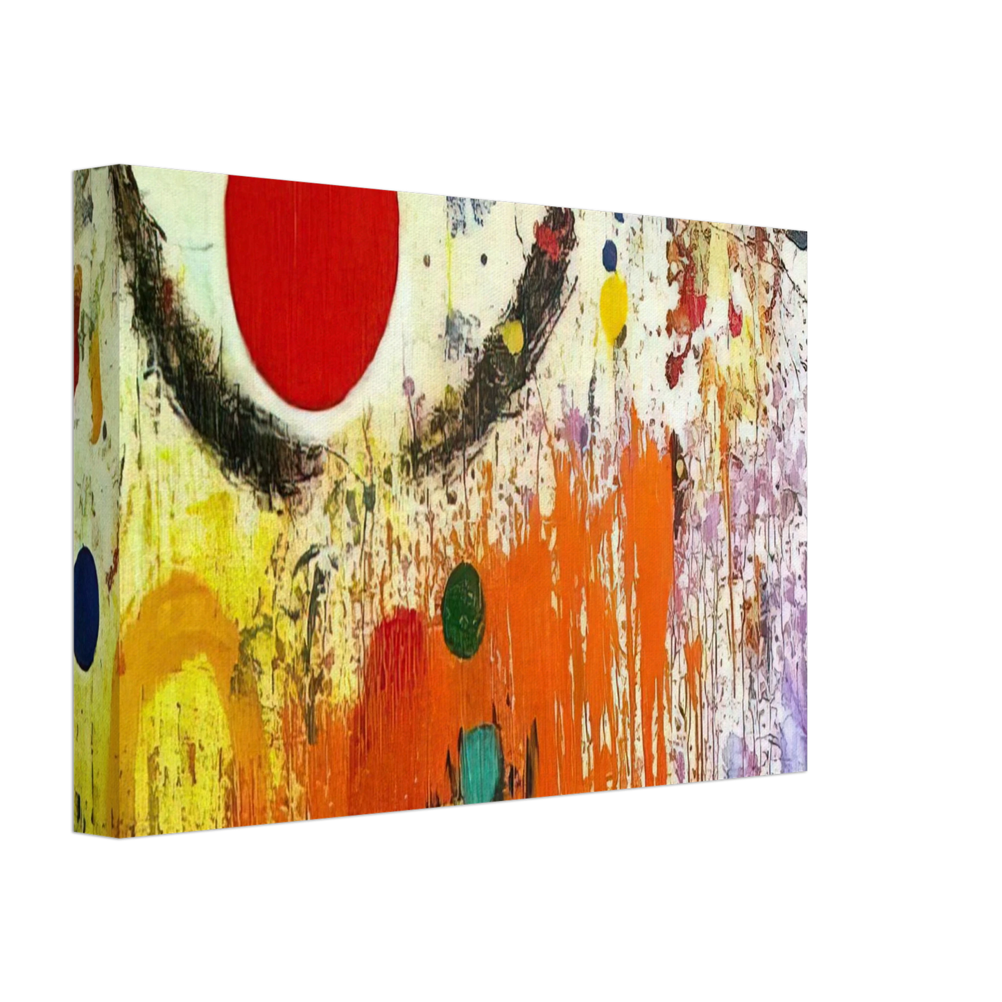 Taro Yamamoto - UNTITLED 1972 Canvas - 70x100 cm / 28x40 inches-canvas