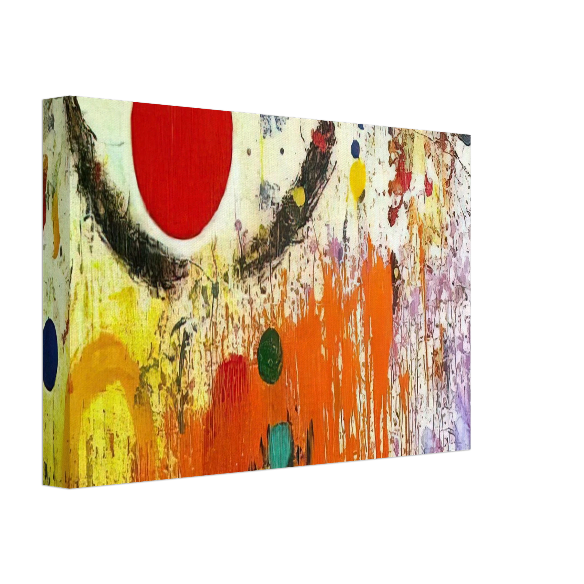 Taro Yamamoto - UNTITLED 1972 Canvas - 70x100 cm / 28x40 inches-canvas