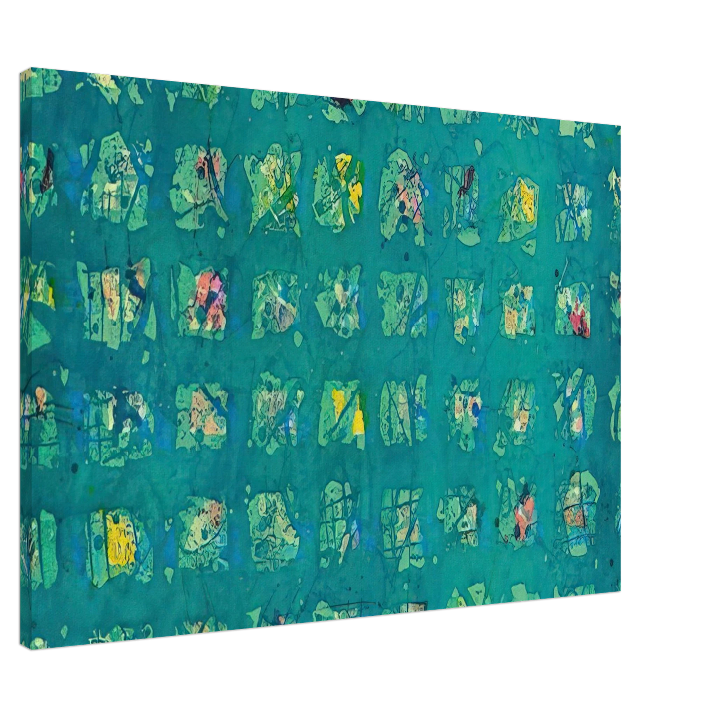 Sam Francis - La Primavera Fredda  Cold Spring  Canvas - 20x30 cm / 8x12 inches-canvas