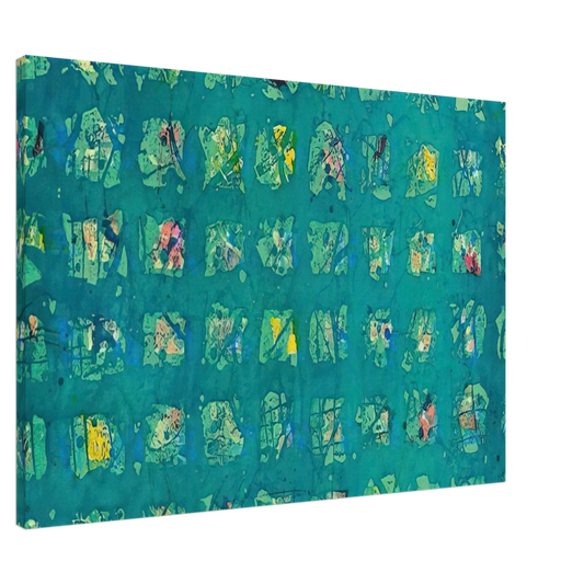 Sam Francis - La Primavera Fredda  Cold Spring  Canvas - 20x30 cm / 8x12 inches-canvas