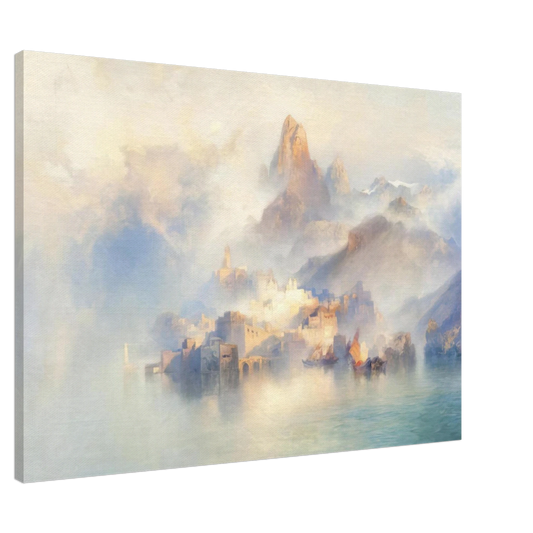 Thomas Moran - The Dream City Canvas - 20x30 cm / 8x12 inches-canvas