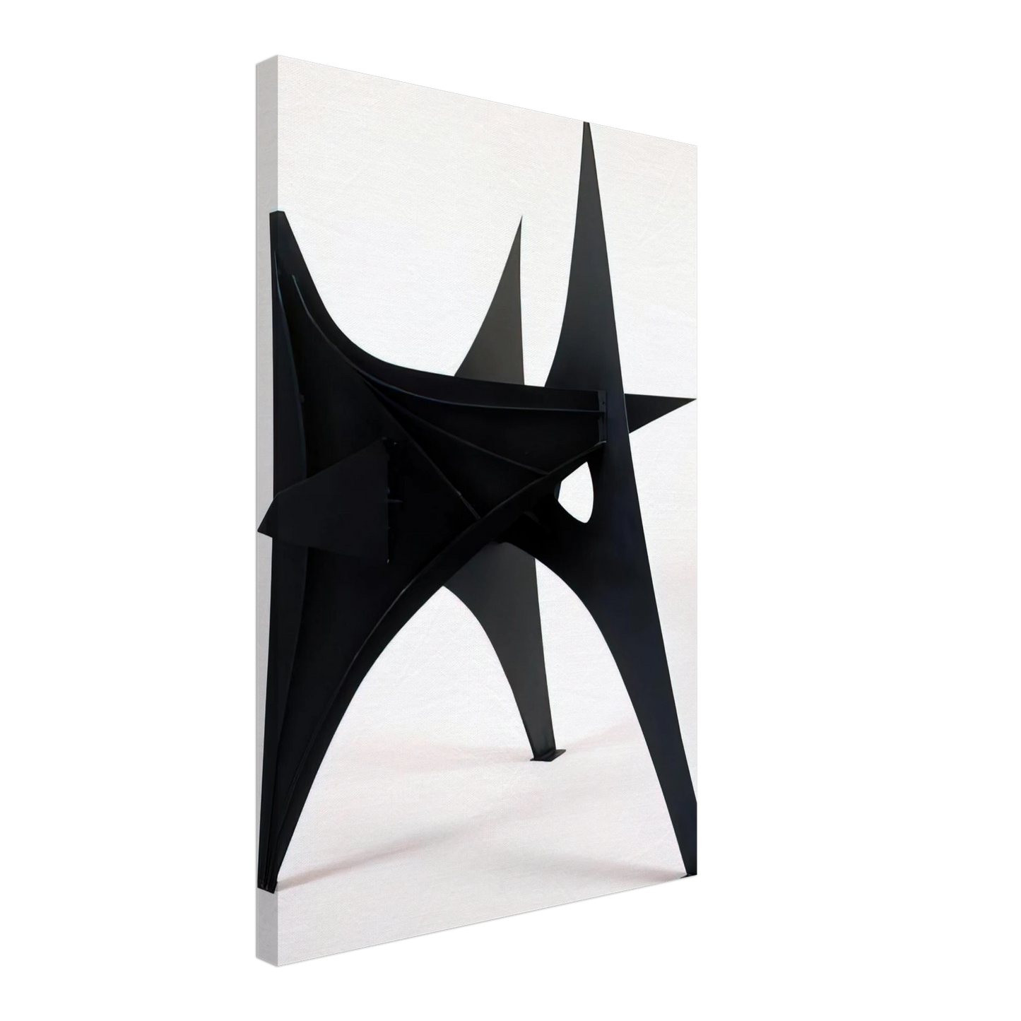 Alexander Calder - TROIS PICS INTERMEDIATE MAQUETTE 1967 Canvas - 70x100 cm / 28x40 inches-canvas