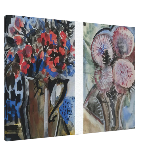 Natalia Goncharova - Still Life - Expressionism Canvas - 20x30 cm / 8x12 inches-canvas