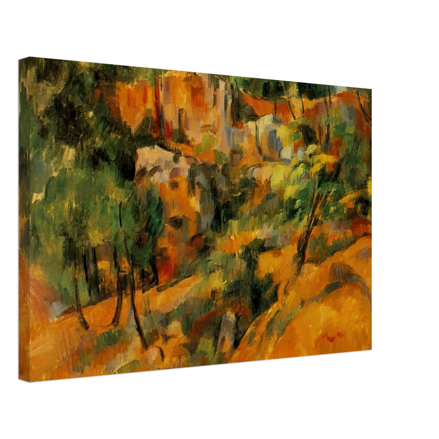 Paul Cezanne - Corner of Quarry Canvas - 70x100 cm / 28x40 inches-canvas
