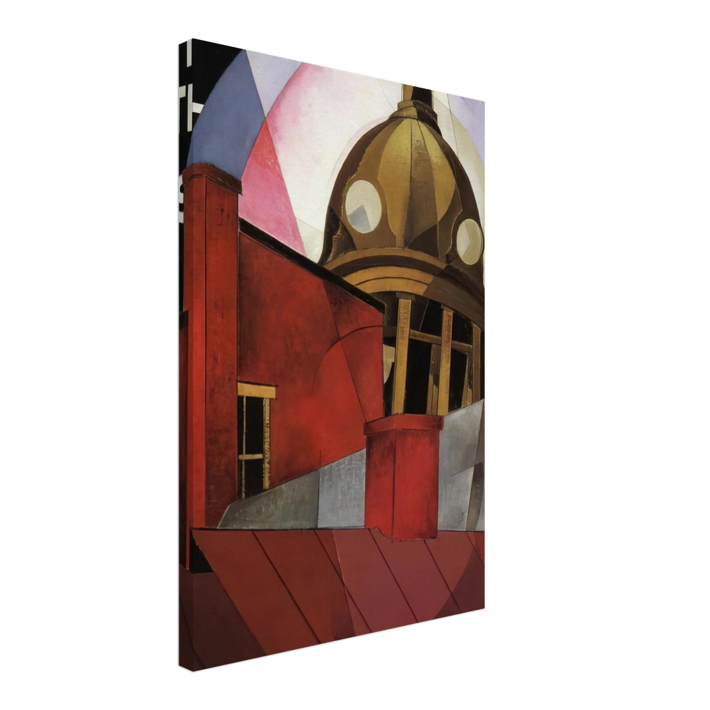 Charles Demuth - Welcome to Our City - 1921 Canvas - 40x60 cm / 16x24 inches-canvas