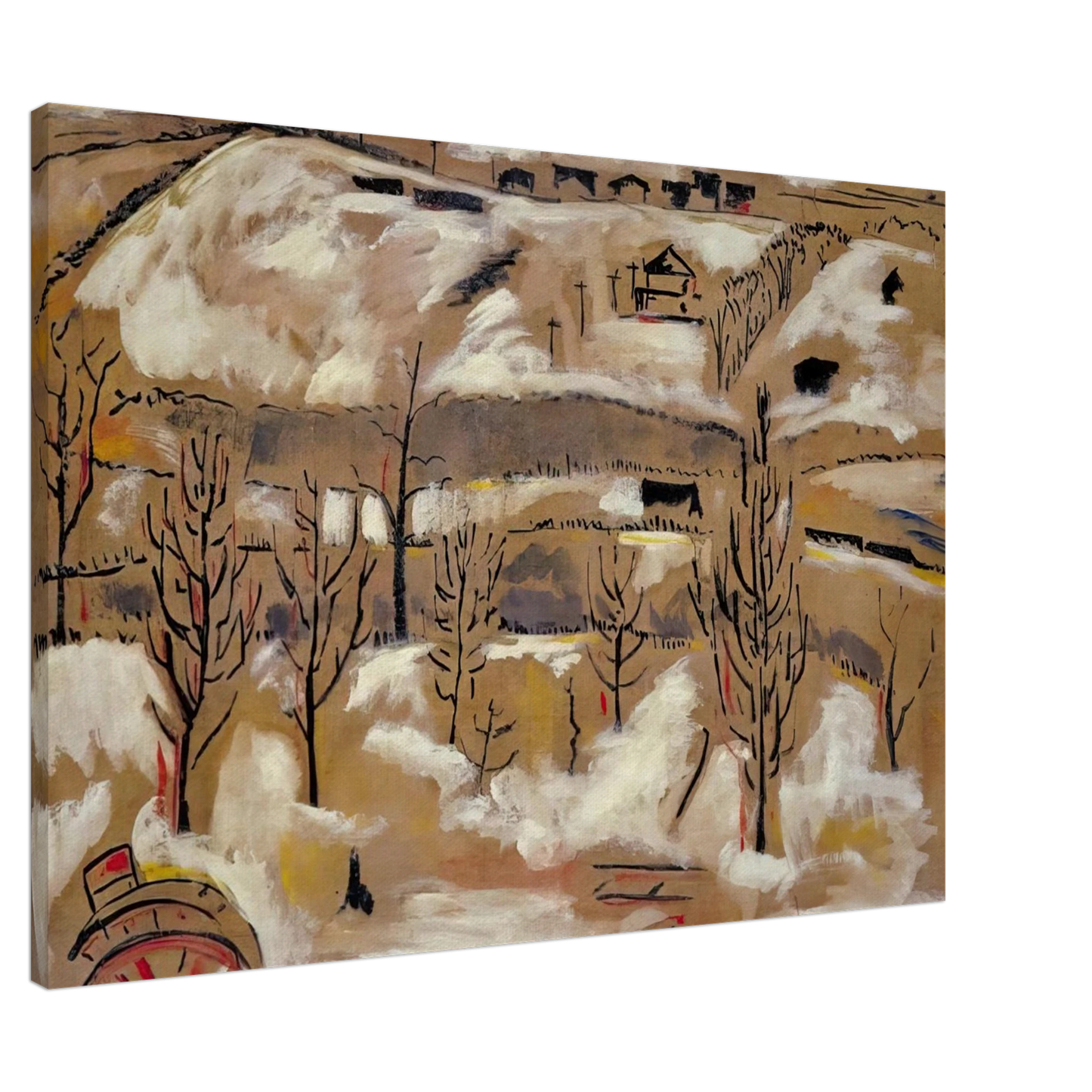 Man Ray - THE HILL Canvas - 20x30 cm / 8x12 inches-canvas