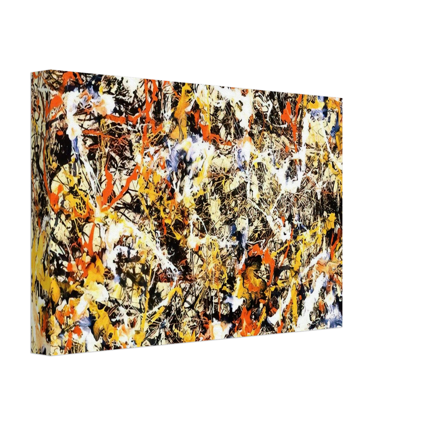 Jackson Pollock - CONVERGENCE 1952 Canvas - 40x60 cm / 16x24 inches-canvas