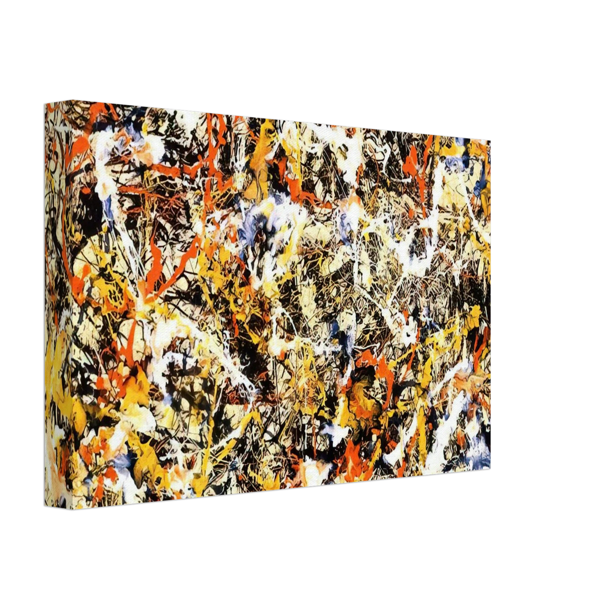 Jackson Pollock - CONVERGENCE 1952 Canvas - 40x60 cm / 16x24 inches-canvas