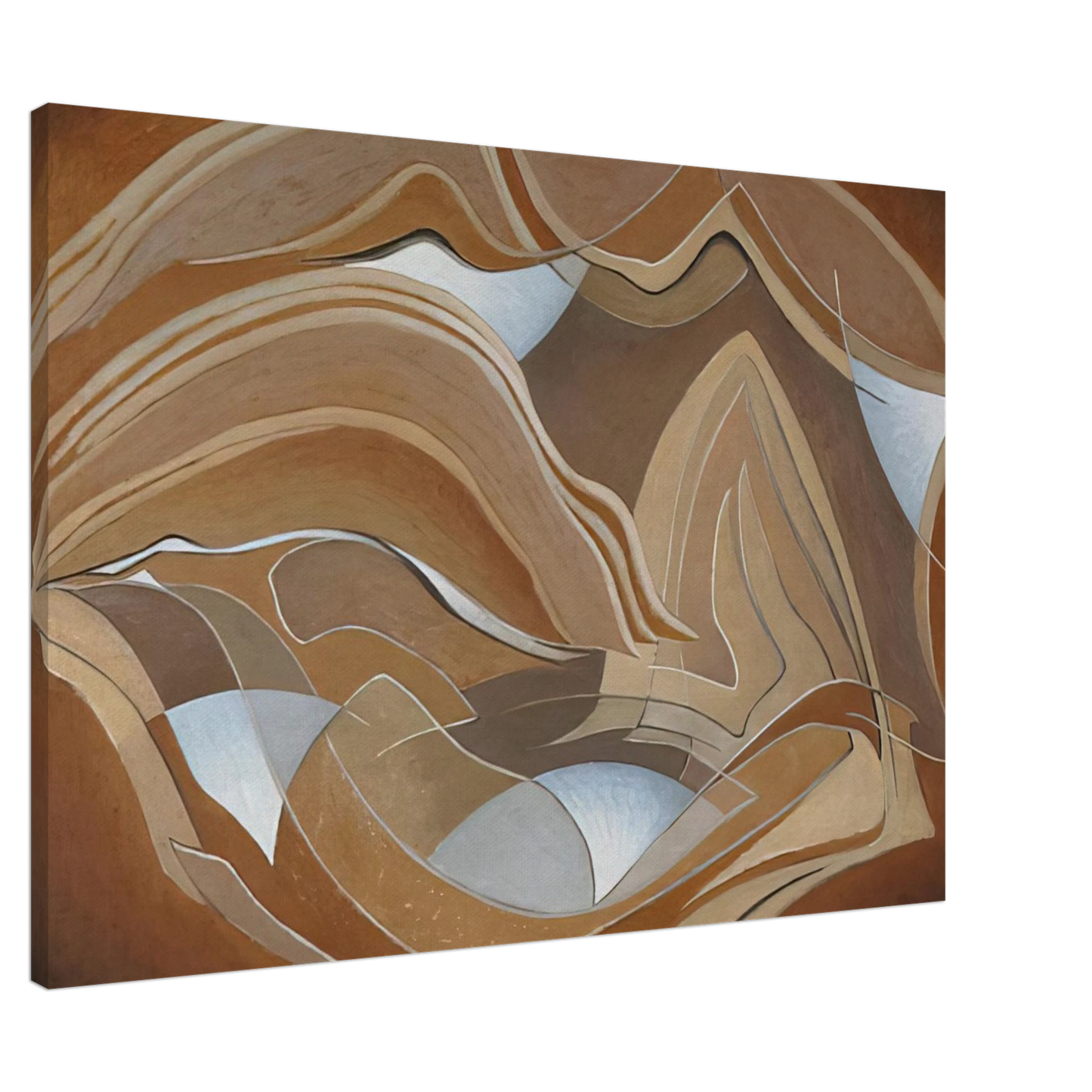 Lawren Harris - Nature Rhythms - 1950 Canvas - 20x30 cm / 8x12 inches-canvas