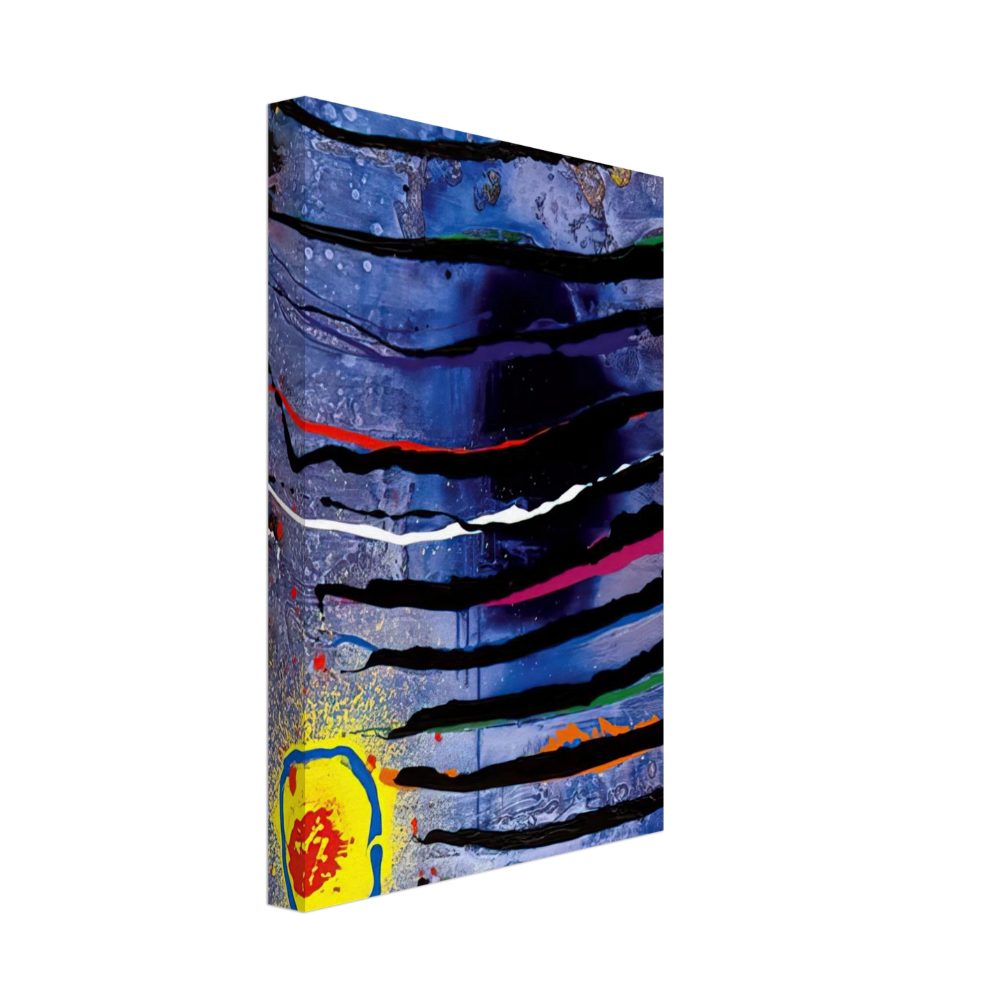 John Hoyland - Tiger's Eye - 10.3.07 - 2007 Canvas - 70x100 cm / 28x40 inches-canvas