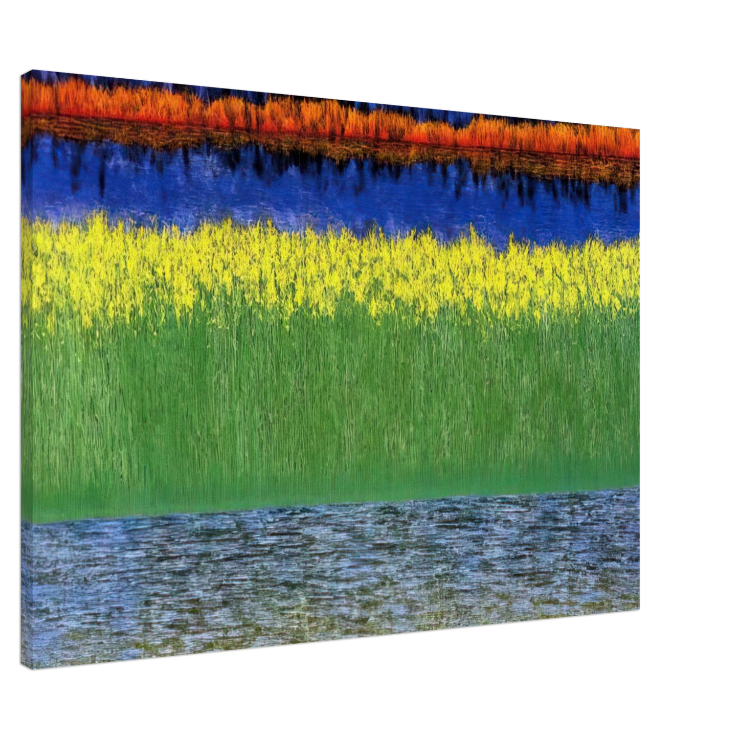 Jimmy Ernst - Sea of Grass - 1982 Canvas - 20x30 cm / 8x12 inches-canvas