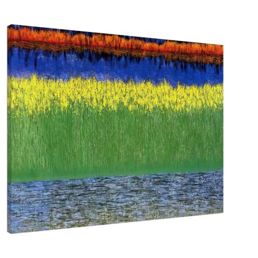 Jimmy Ernst - Sea of Grass - 1982 Canvas - 20x30 cm / 8x12 inches-canvas