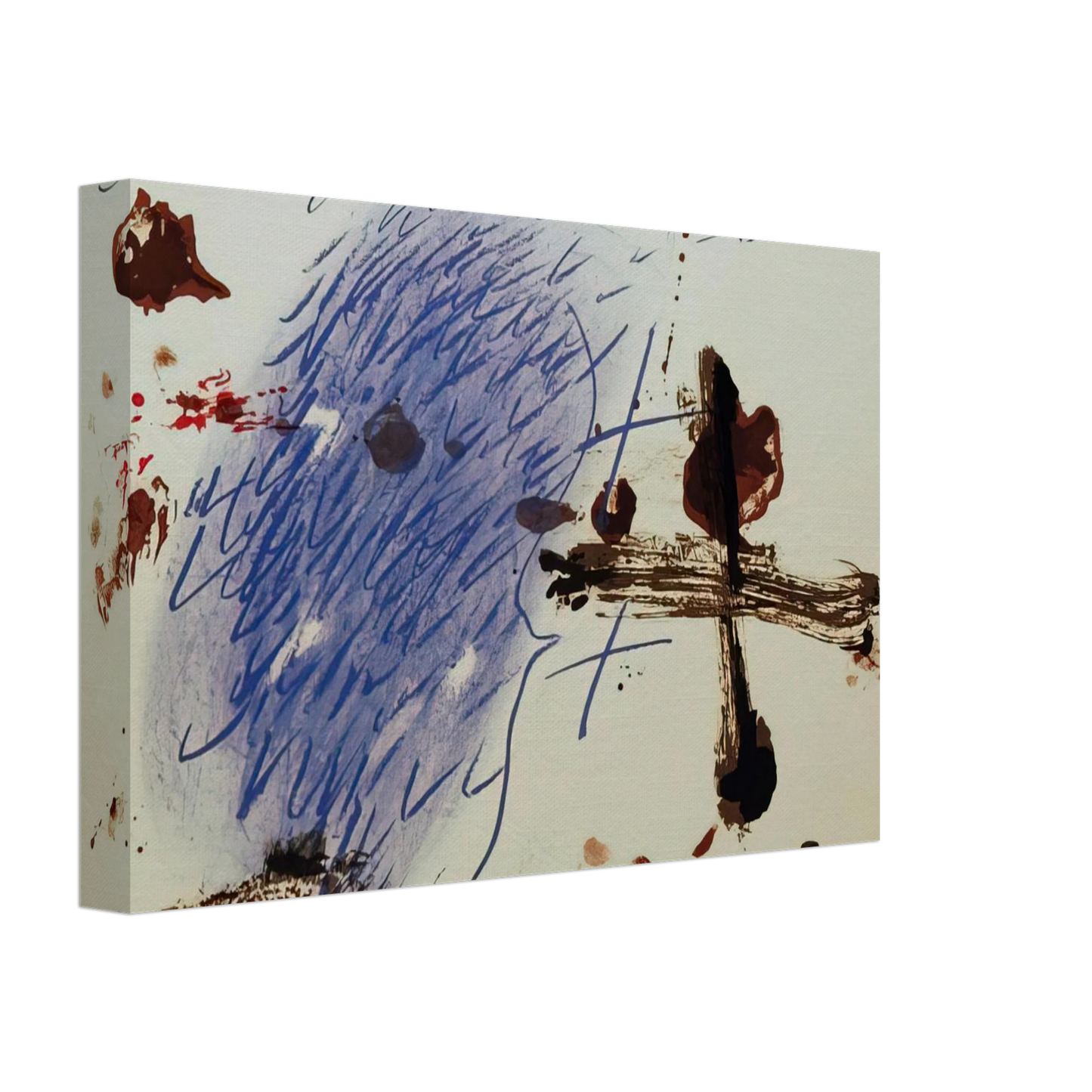 Antoni Tapies - BAN DE LOO COLOGNE 1972 Canvas - 40x60 cm / 16x24 inches-canvas