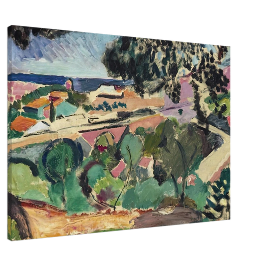 Henri Matisse - PAYSAGE DE COLLIOURE 1907 Canvas - 20x30 cm / 8x12 inches-canvas