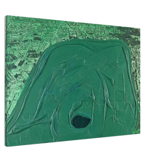 Dieter Roth - Postcard Hyde Park - 1969 Canvas - 20x30 cm / 8x12 inches-canvas