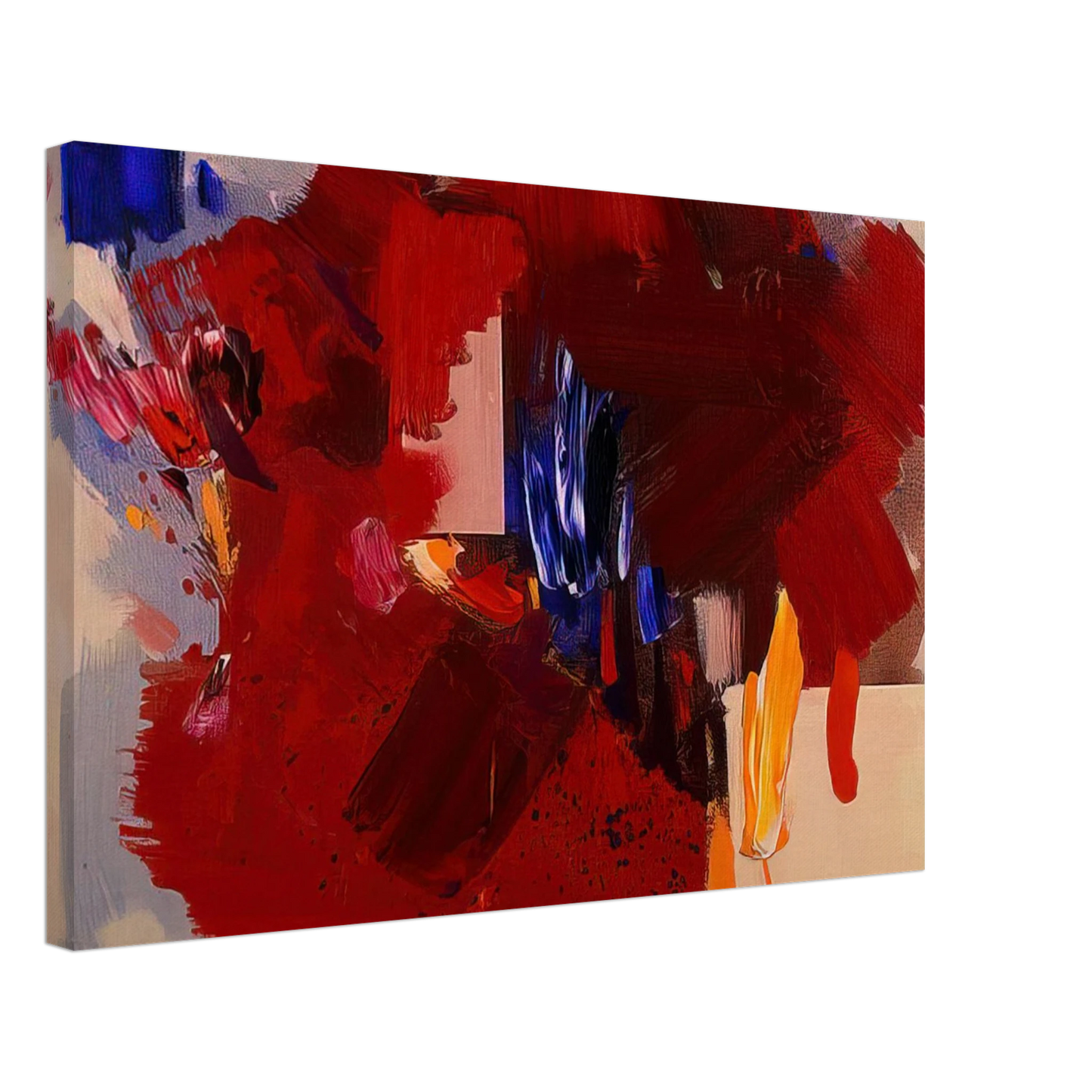 Hans Hofmann - The Clash Canvas - 70x100 cm / 28x40 inches-canvas