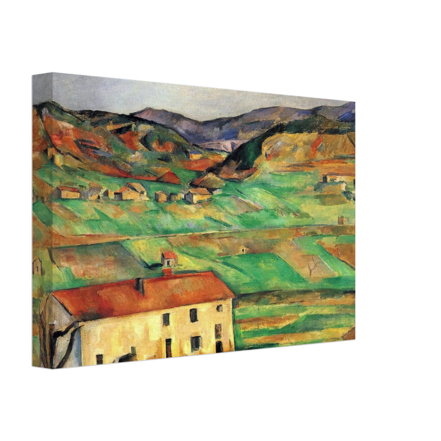 Paul Cezanne - Gardanne Canvas - 40x60 cm / 16x24 inches-canvas