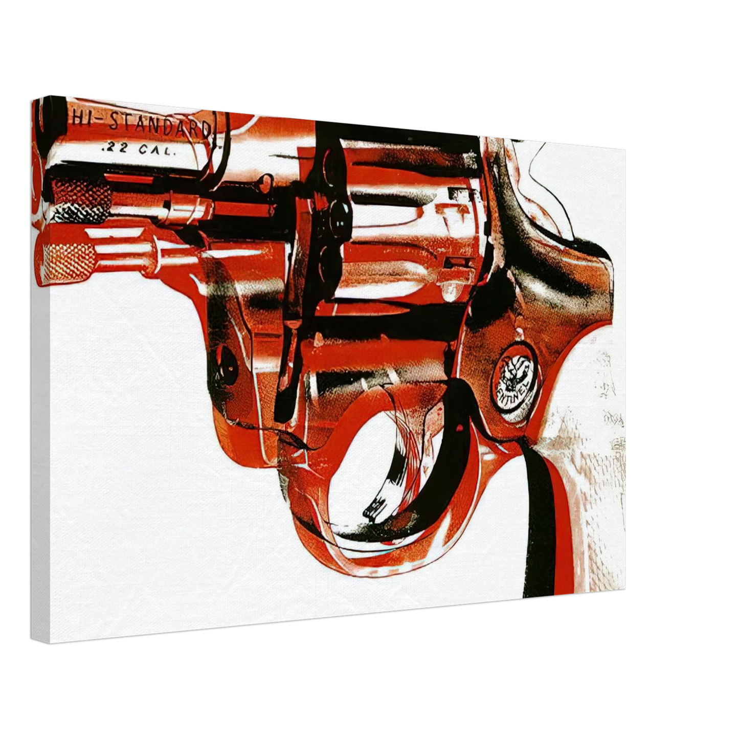 Andy Warhol - Gun Canvas - 40x60 cm / 16x24 inches-canvas