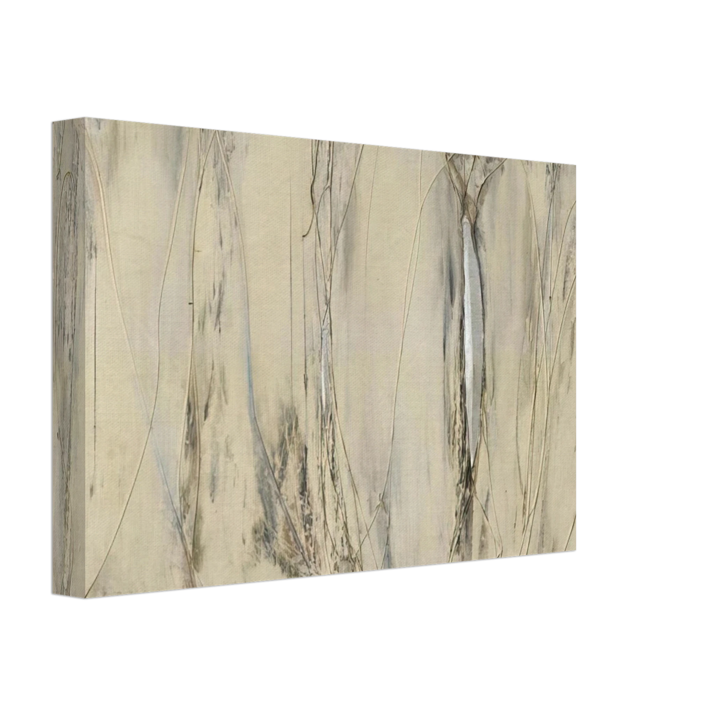 Enrico Castellani - Composition - 1958 Canvas - 40x60 cm / 16x24 inches-canvas