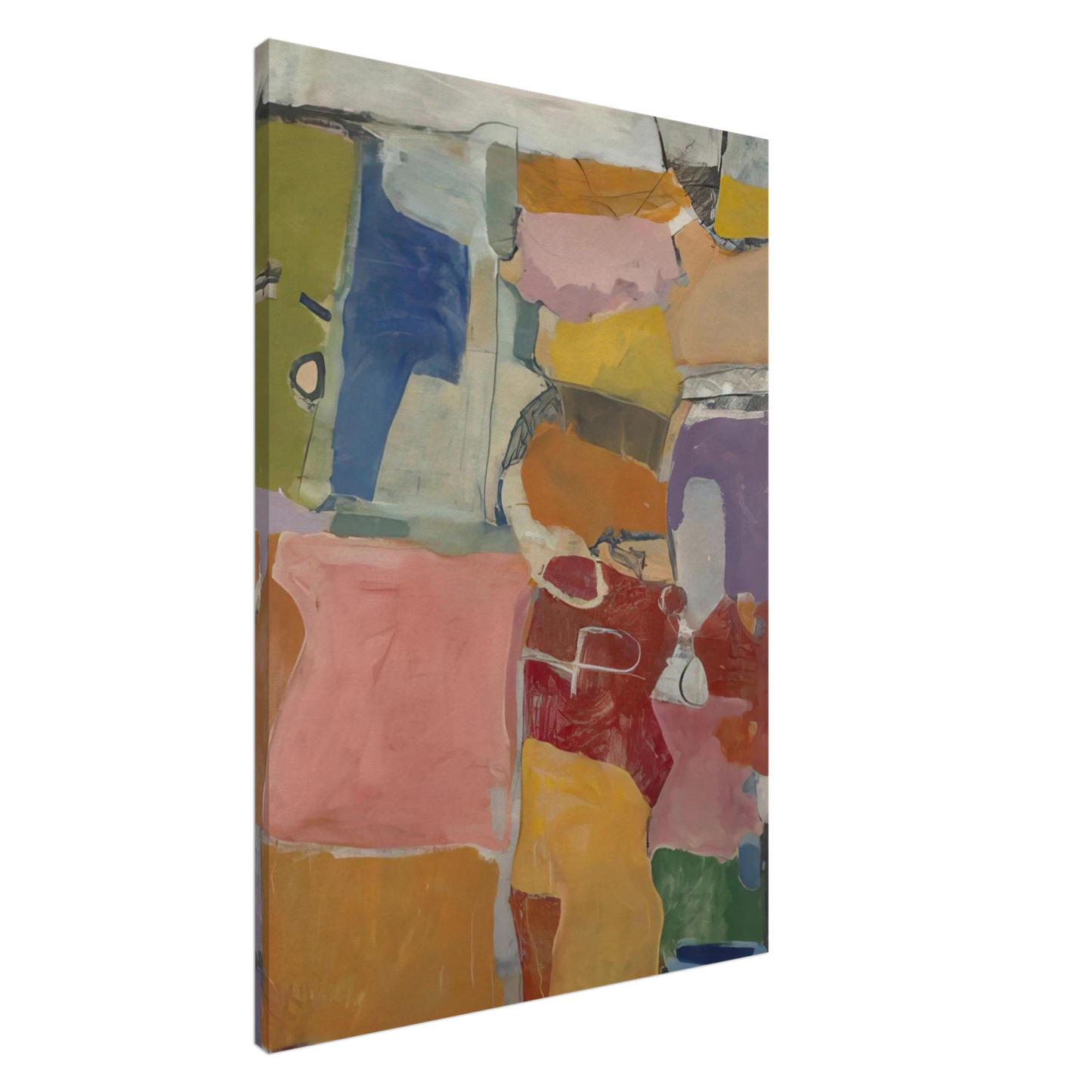 Richard Diebenkorn - Urbana Canvas - 20x30 cm / 8x12 inches-canvas