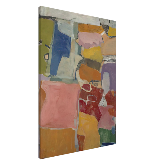 Richard Diebenkorn - Urbana Canvas - 20x30 cm / 8x12 inches-canvas
