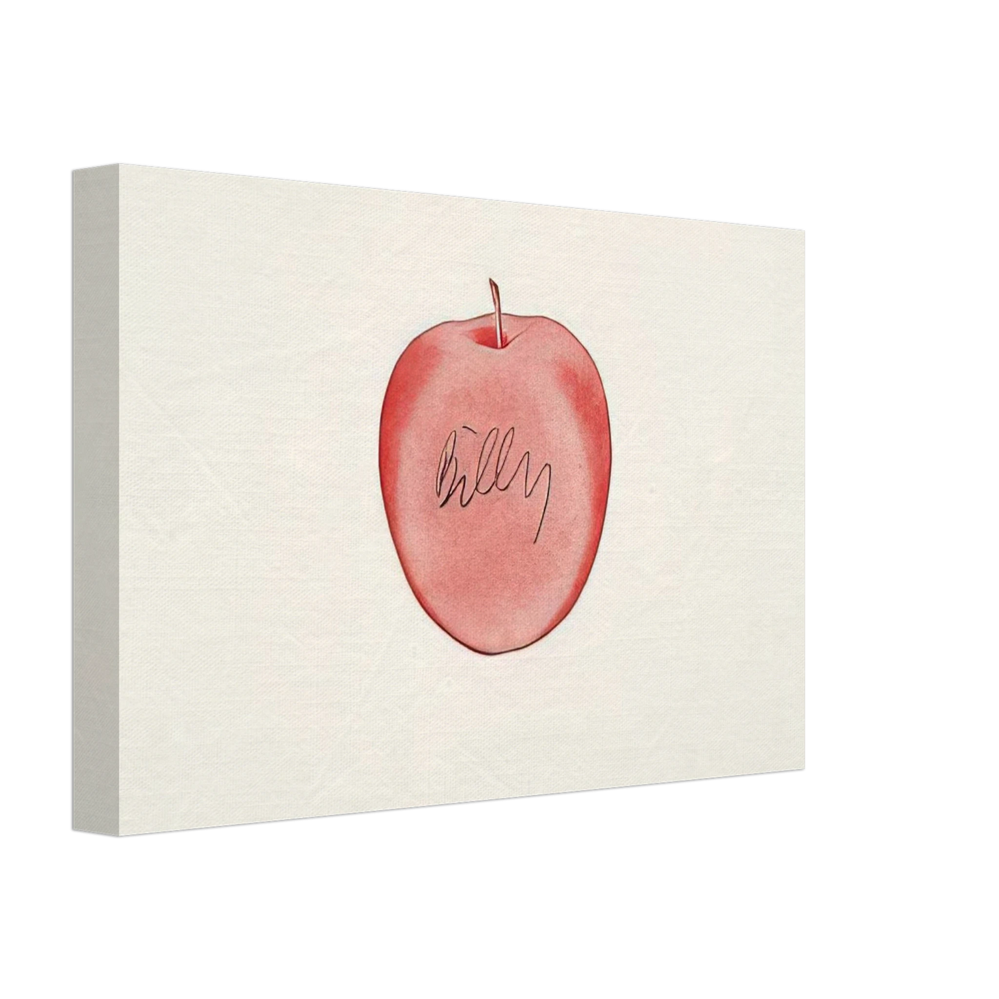 Billy Apple - Red Apple - 1996 Canvas - 40x60 cm / 16x24 inches-canvas
