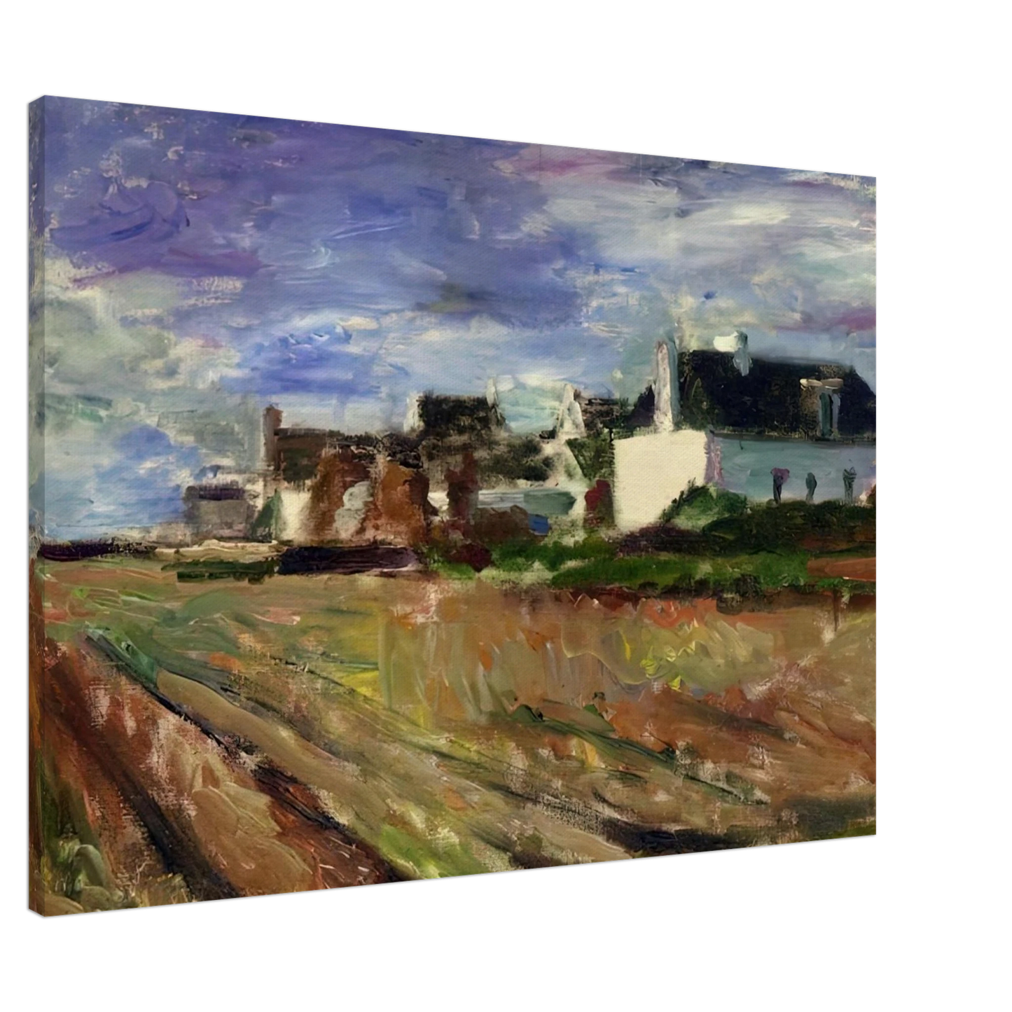 Henri Matisse - FARMS IN BRITTANY BELLE ILE 1897 Canvas - 20x30 cm / 8x12 inches-canvas