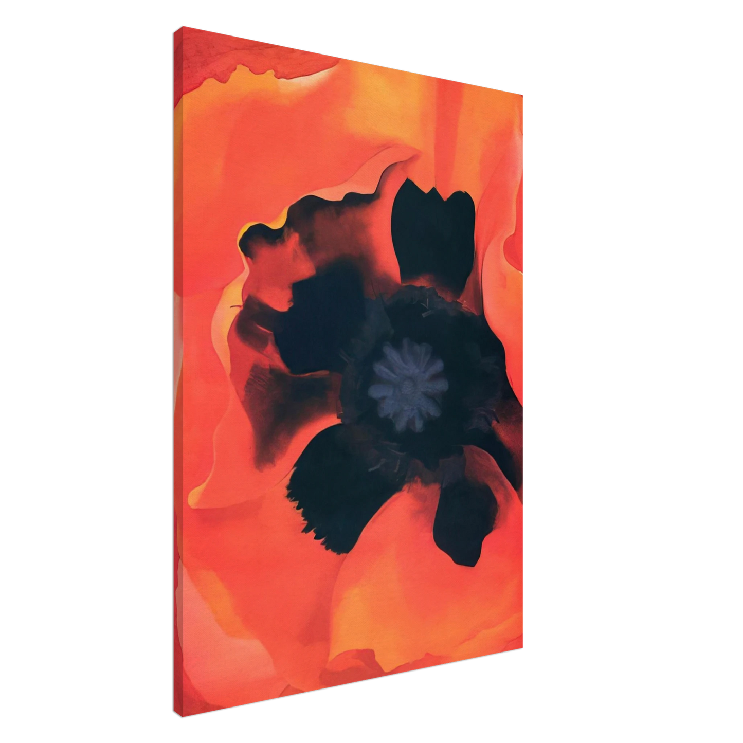 Georgia O'Keeffe - Poppy 2 Canvas - 20x30 cm / 8x12 inches-canvas