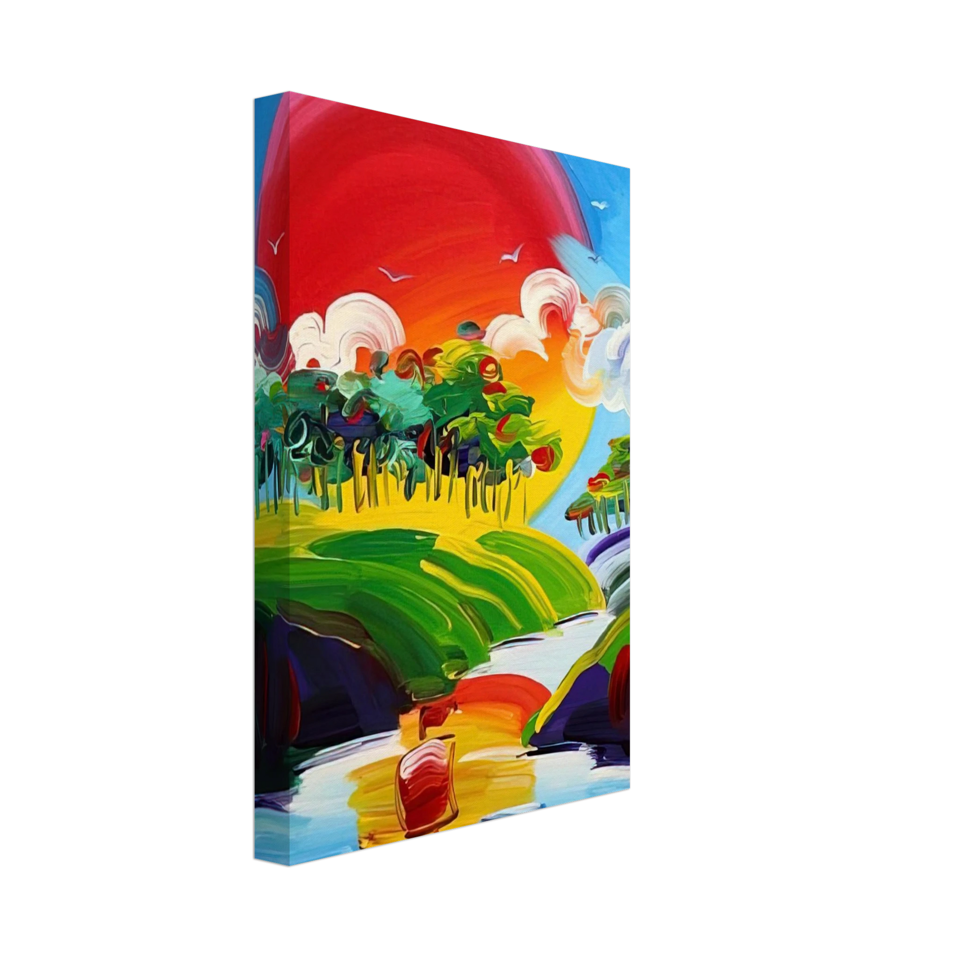 Peter Max - WITHOUT BORDERS 2011 Canvas - 40x60 cm / 16x24 inches-canvas