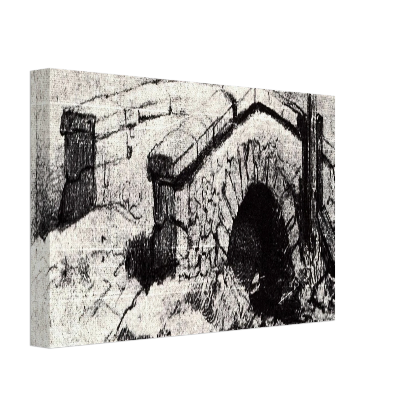 Vincent van Gogh - The Bridge Canvas - 40x60 cm / 16x24 inches-canvas