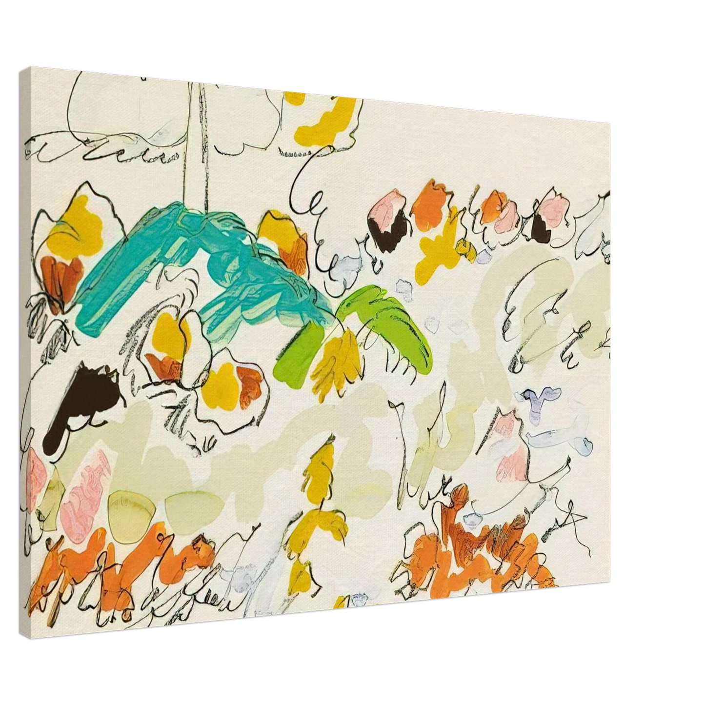 Charles Lapicque - Paysage de mer - 1950 Canvas - 20x30 cm / 8x12 inches-canvas