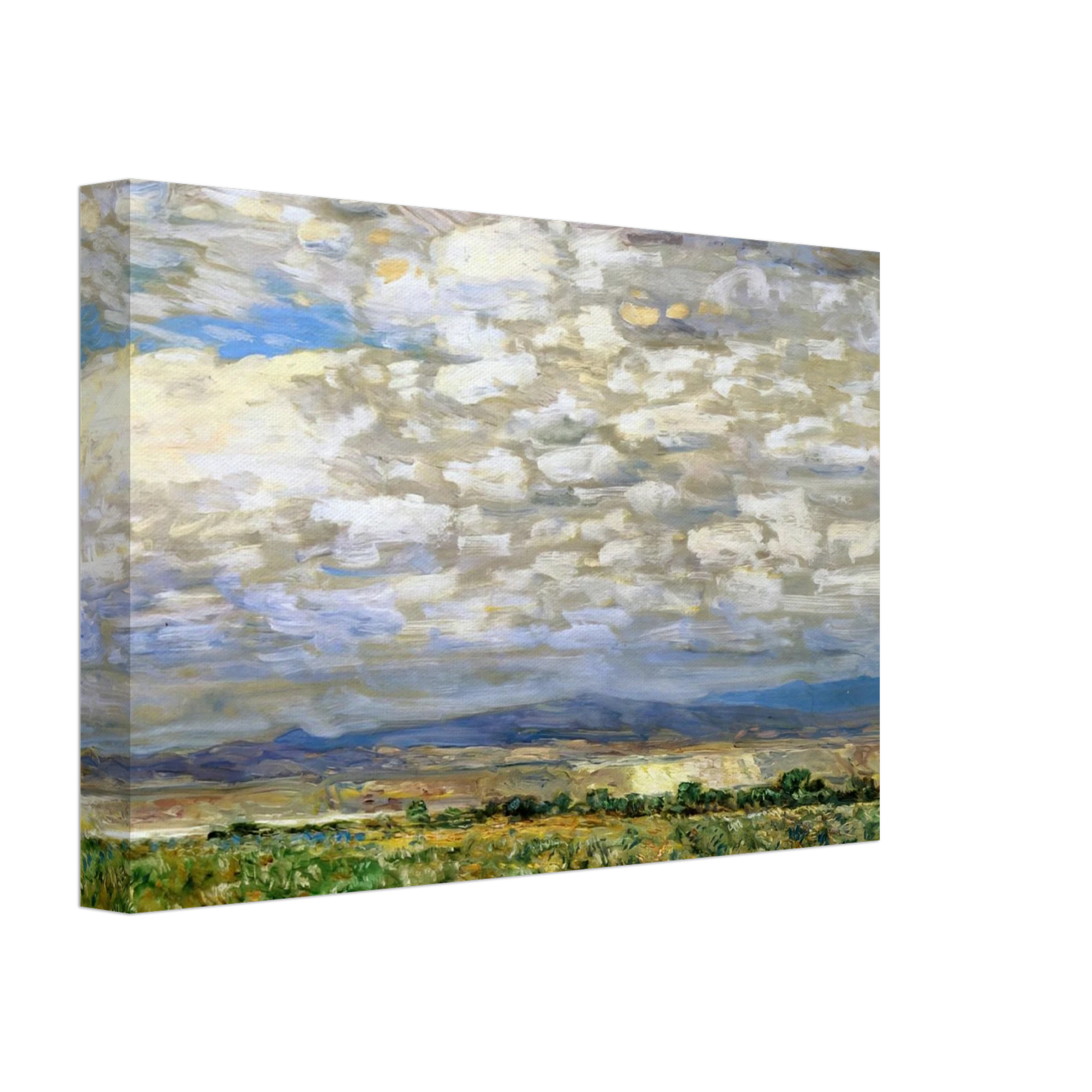 Childe Hassam - On the Snake River, Oregon Canvas - 40x60 cm / 16x24 inches-canvas