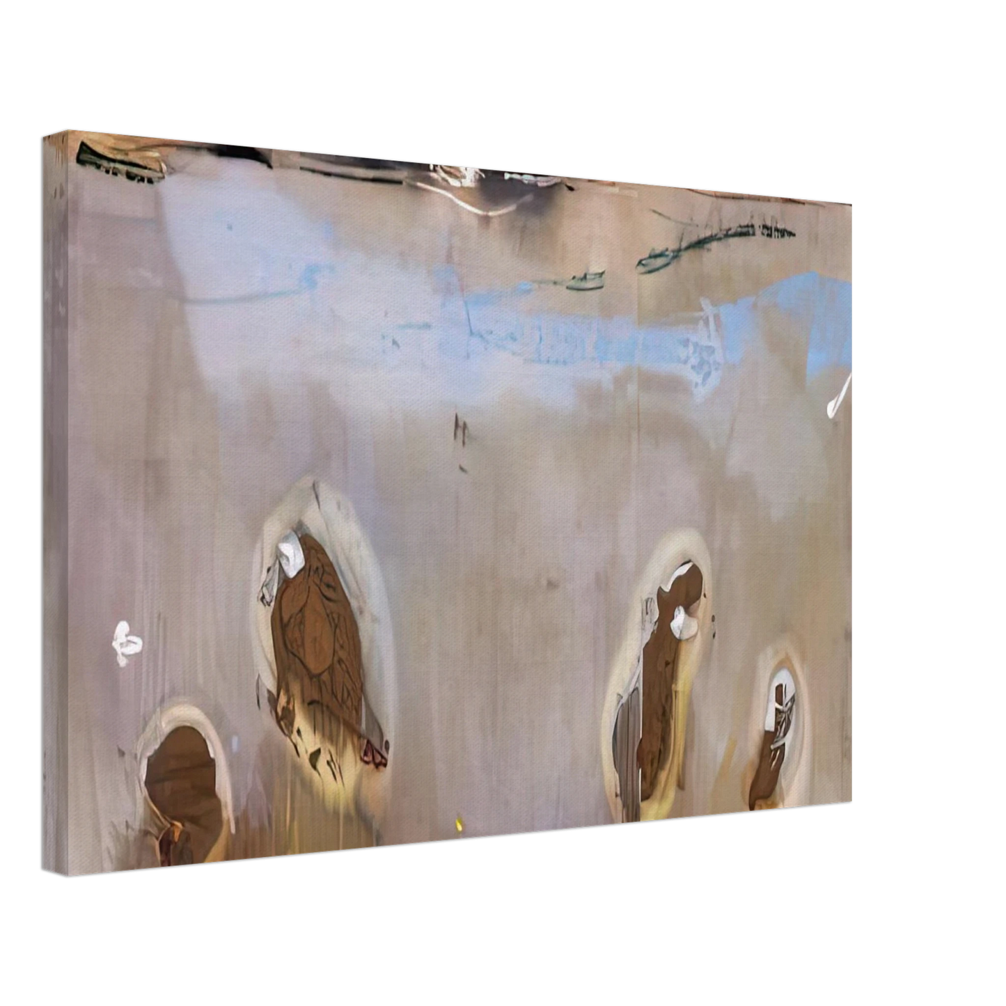 Helen Frankenthaler - Tethys, 1981- Canvas - 70x100 cm / 28x40 inches-canvas