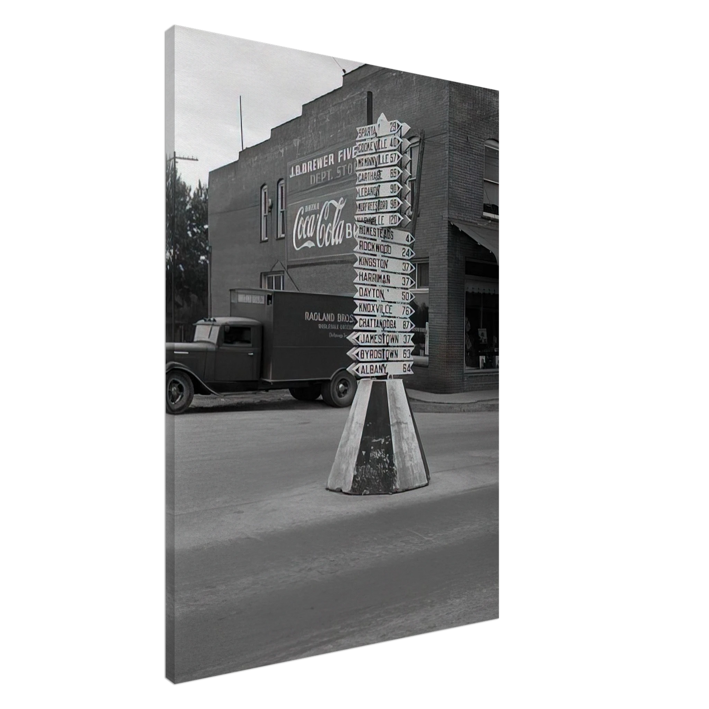 Ben Shahn - SIGNS Canvas - 20x30 cm / 8x12 inches-canvas