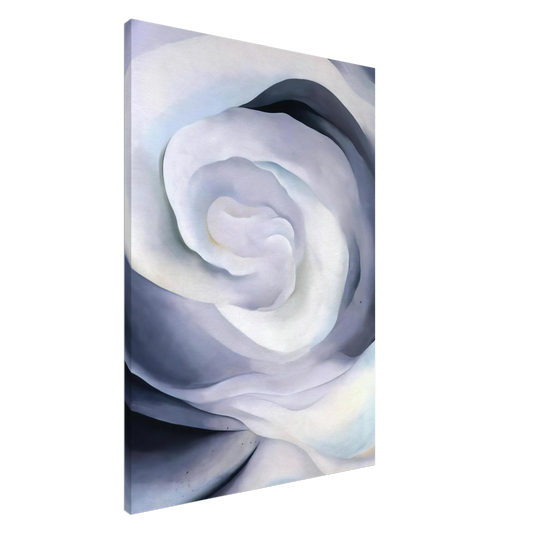 Georgia O'Keeffe - Abstraction White Rose Canvas - 20x30 cm / 8x12 inches-canvas