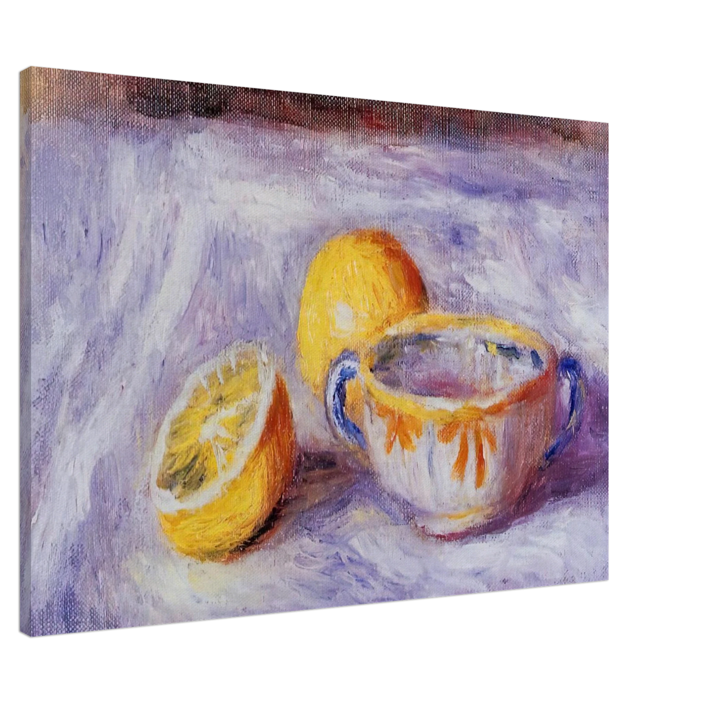 Pierre-Auguste Renoir - Still Life with Lemons Canvas - 20x30 cm / 8x12 inches-canvas